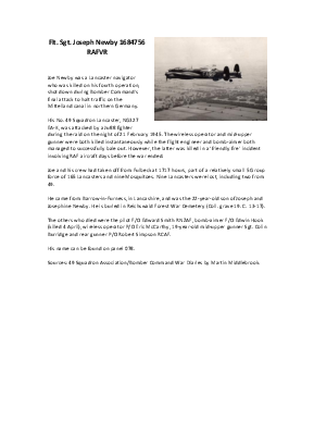 A preview of a PDF biography for Newby, Joseph